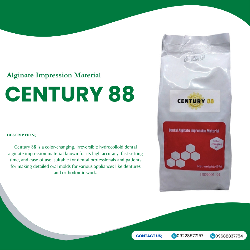 CENTURY 88 (Alginate Impression Material)454g. CENTURY 88 (Alginate Impression Material)454g.